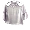Solid Cold Shoulder Top