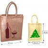 Set of 2 Jute Bags for Lunch & Water/Wine Bottle-1Pc Each - Image 4