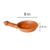 Handmade Frying Pan-Sauce Pan Terracotta -1Pc - Image 2