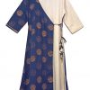 Foil Print Wrap Kurta