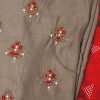 Beaded Kurta with Printed Pants - Image 3