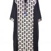 Printed Kurta - Black