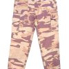 Cuffed Army Print Pants