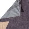 Purple Triangle Print Bedsheet with 2 Pillow Covers - Image 3