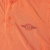 Solid Collared T-Shirt - Orange - Image 2