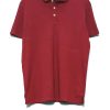 Solid Collared T-Shirt - Carmine