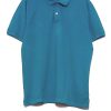 Solid Collared T-Shirt - Blue