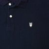 Solid Collared T-Shirt - Dark Blue - Image 2