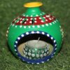 Handmade Pot Shaped Tea-Light Holder with Diya - Image 2