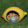 Handmade Yellow Shell Terracotta Tea-Light Holder with Diya - Image 2
