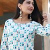 White Checks Kurti - Image 2