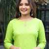 Green Gold Dot Kurti - Image 2