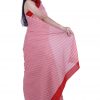Printed Pure Cotton Saree with Blouse Piece- Formal & Party Wear - Image 3