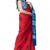 Printed Pure Cotton Saree with Blouse Piece- Formal & Party Wear - Image 2