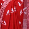 Printed Pure Cotton Saree with Blouse Piece- Formal & Party Wear - Image 3