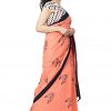 Printed Pure Cotton Saree with Blouse Piece- Formal & Party Wear - Image 2