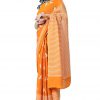 Printed Pure Cotton Saree with Blouse Piece- Formal & Party Wear - Image 2