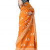 Printed Pure Cotton Saree with Blouse Piece- Formal & Party Wear - Image 3