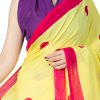 Printed Pure Cotton Saree with Blouse Piece- Formal & Party Wear - Image 4