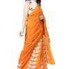 Printed Pure Cotton Saree with Blouse Piece- Formal & Party Wear - Image 2