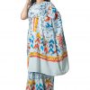 Printed Pure Cotton Saree with Blouse Piece- Formal & Party Wear - Image 5