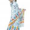 Printed Pure Cotton Saree with Blouse Piece- Formal & Party Wear - Image 2