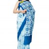 Printed Pure Cotton Saree with Blouse Piece- Formal & Party Wear - Image 4