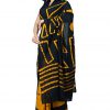 Printed Pure Cotton Saree with Blouse Piece- Formal & Party Wear - Image 5