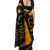 Printed Pure Cotton Saree with Blouse Piece- Formal & Party Wear - Image 3