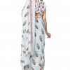 Printed Pure Cotton Saree with Blouse Piece- Formal & Party Wear - Image 3