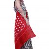 Printed Pure Cotton Saree with Blouse Piece- Formal & Party Wear - Image 2