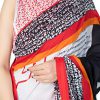 Printed Pure Cotton Saree with Blouse Piece- Formal & Party Wear - Image 4