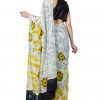 Printed Pure Cotton Saree with Blouse Piece- Formal & Party Wear - Image 2