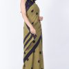 Printed Pure Cotton Saree with Blouse Piece- Formal & Party Wear - Image 2