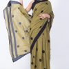 Printed Pure Cotton Saree with Blouse Piece- Formal & Party Wear - Image 3