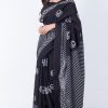 Printed Pure Cotton Saree with Blouse Piece- Formal & Party Wear - Image 5