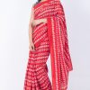 Printed Pure Cotton Saree with Blouse Piece- Formal & Party Wear - Image 5