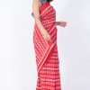 Printed Pure Cotton Saree with Blouse Piece- Formal & Party Wear - Image 2
