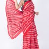 Printed Pure Cotton Saree with Blouse Piece- Formal & Party Wear - Image 3
