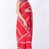 Printed Pure Cotton Saree with Blouse Piece- Formal & Party Wear - Image 2