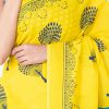 Printed Pure Cotton Saree with Blouse Piece- Formal & Party Wear - Image 6