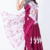 Printed Pure Cotton Saree with Blouse Piece- Formal & Party Wear - Image 3