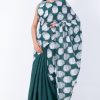 Printed Pure Cotton Saree with Blouse Piece- Formal & Party Wear - Image 5