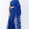 Printed Pure Cotton Saree with Blouse Piece- Formal & Party Wear - Image 2