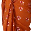 Printed Pure Cotton Saree with Blouse Piece- Formal & Party Wear - Image 4