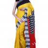 Printed Pure Cotton Saree with Blouse Piece- Formal & Party Wear