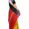 Printed Pure Cotton Saree with Blouse Piece- Formal & Party Wear - Image 2