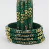 Stylish Green Fancy Glass Kadas-8