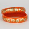 Orange Printed Glass Kada - Image 2