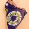 Moss Green & Purple Saree pure Cotton with Blouse Piece - Image 5